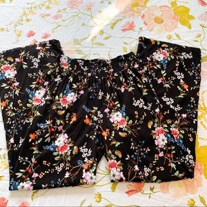 Love Fire Floral Pants SZ S